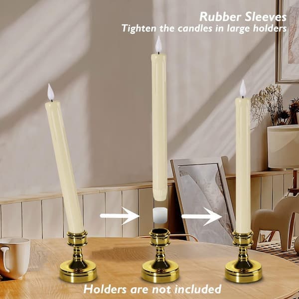 6-pakning batteridrevne LED-lys med fjernkontroll og timer [ZHE] B