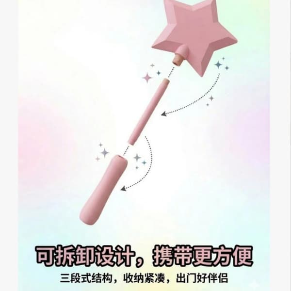 3D-printed wand contactless payment holder creative magic stick card clip portable gadget novelty gift**blue[ZHE] blue