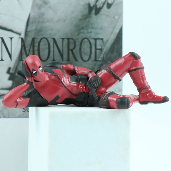 Deadpool Biltillbehör, Klassiska Animefigurer Modell för Hem, Bil, Skrivbord och Datordekorationer