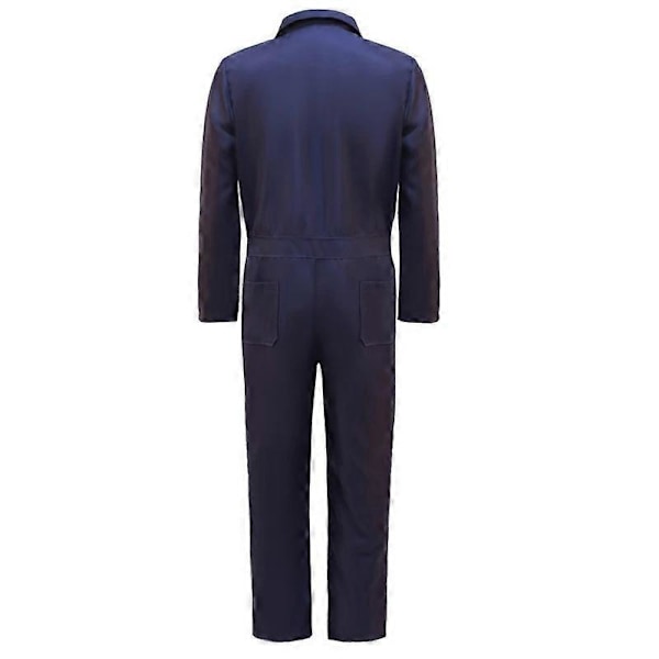 Michael Myers Kostume 2024 - Maske, Cosplay, Halloween Jumpsuit, Horror Blodig Morderrekvisit, Karnevalspartykostume til Voksne Mænd 2 stk 2pcs L
