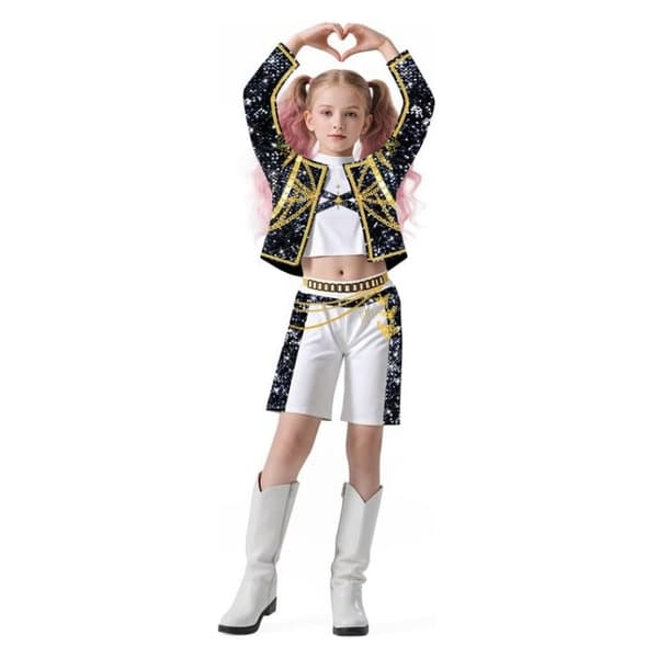 Demon Hunter K-Pop Cosplay Kostume til Kvinder til Halloween[ZHE] Ankle Ring 120cm