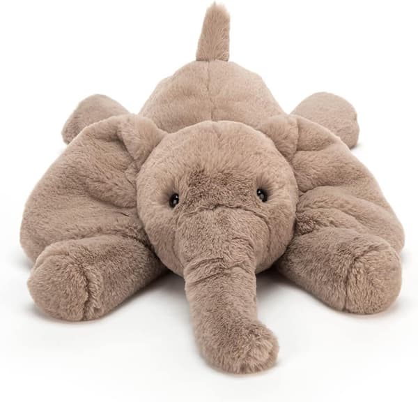 Jellycat Smudge Elefant Kosedyr, Medium 24 cm - Elefant Kosedyr - Klassisk Barnegave