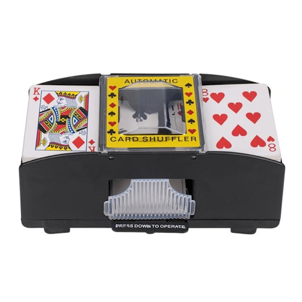 Card Shuffler - Shuffler for Deck of Cards Black Svart