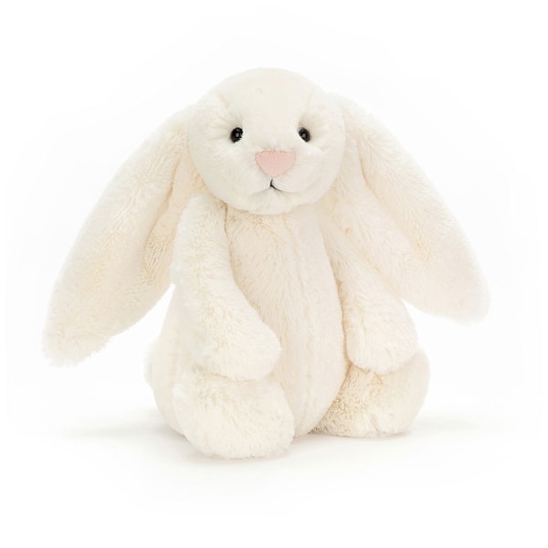 Jellycat Bashful Luxe Luna Kanin Blødt Legetøj, Stor 51 cm | Kanin og Blød Legetøjskanin | Klassisk Børnegave hvid[ch] white 51cm