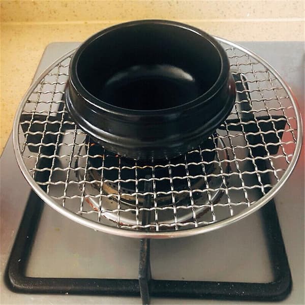 Runde grillriste i rustfrit stål 15 18 20 24 29cm BBQ[ZHE] 15CM