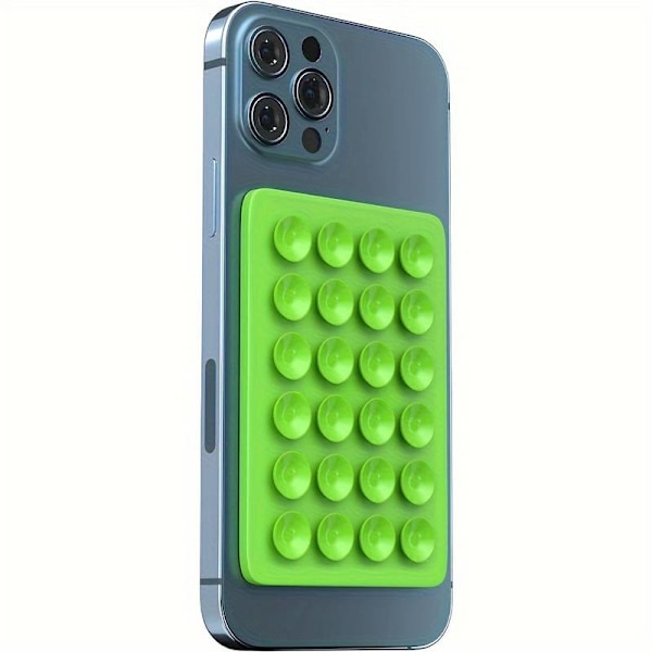 24 Mini Sugproppar, Universellt Halkfritt Grepp, Vattentätt Multifunktionellt Telefontillbehör för Olika Modeller[ZHE] green
