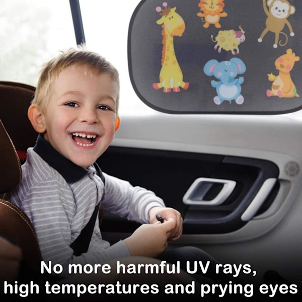 Solskydd för bilens sidofönster, UV-skydd för barn
