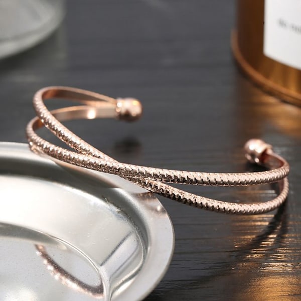 Klocka - TD® - Set med 3 klockor - Elegant - Metallarmband - Presentförpackning för kvinnor