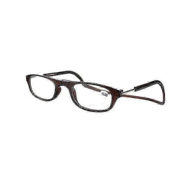 1.0~ 4.0 Hanging Magnetic Reading Glasses with Front Snap for Neck 1.50 strength 1.50 strength Blue