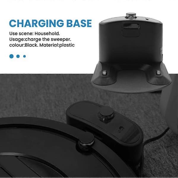 Ladestation til iRobot Roomba 500/600/700/800/900-serien Robotstøvsuger Tilbehør Dockingoplader EU-stik