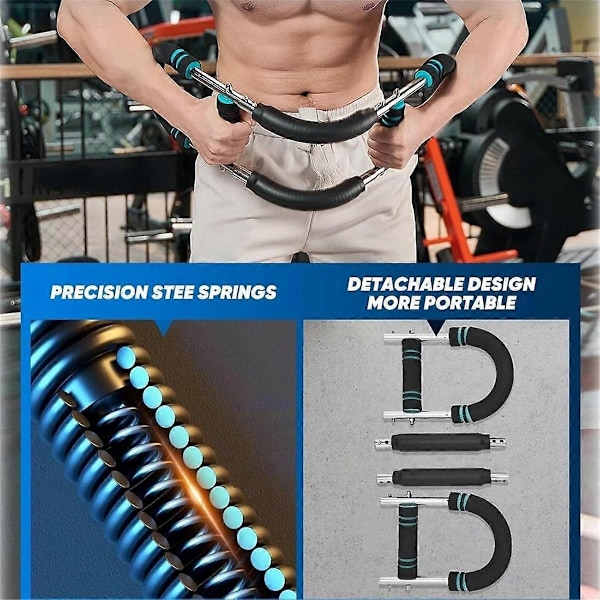 Twister Armtränare, 40-100lb Bröst- & Skulderträningsutrustning, A-Perfet[ch]