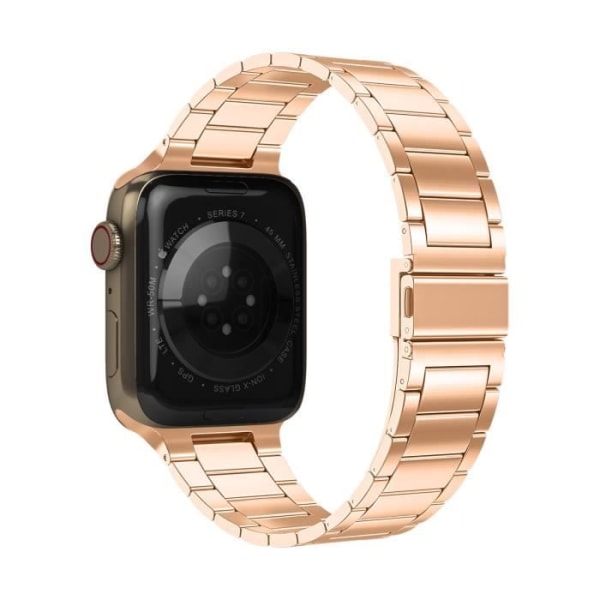 Armband för Apple Watch 41mm / 40mm / 38 mm Länkar Stål Rose guld