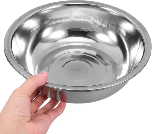 Diskbalja Extra Stor Rostfri Stålbalja Frukttvättare för Kök Badrum och-40cm