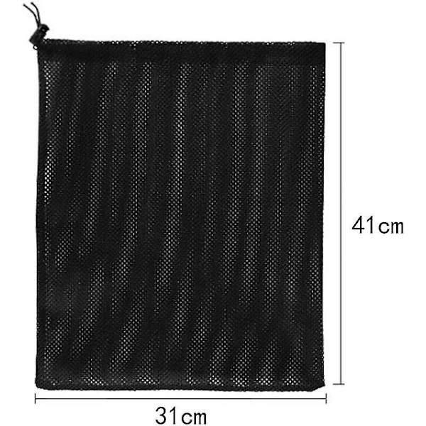 Vesipumpun suodatinpussi, verkkosuodatin pumpulle, pölypumpun suodatin, kodin vesipumpun lisävaruste (41×31cm, musta)[ZHE]