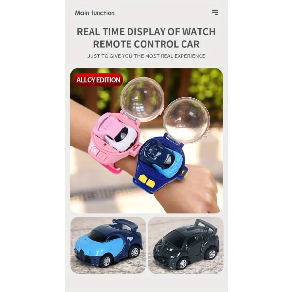 Control Car Watch Toy 2,4 GHz Söt Wrist Racing Watch