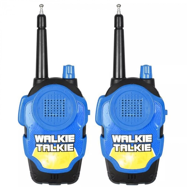Walkie-talkie for barn, 2-pakning, blå