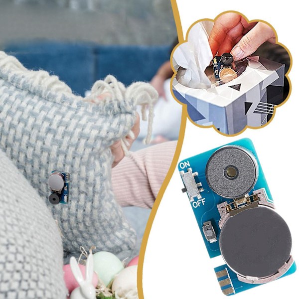 Skämtljudmaskin Rolig Praktisk Skämtartikel Leksaker Klibbig Liten Skämtgrej Gag Presenter för Vuxna Blå Blue 5pcs