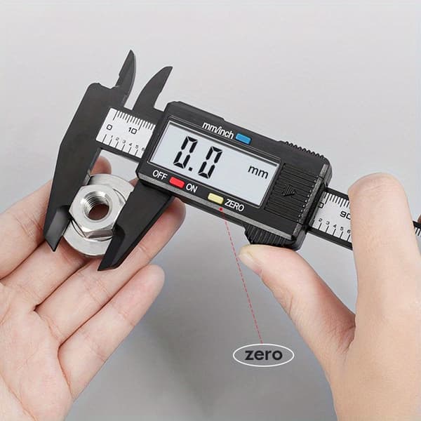 Digital mikrometerskyder med stor LCD-skærm for præcision 【Black】