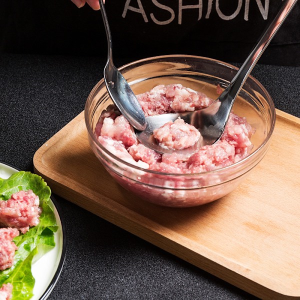Köttbullssked, köttbullssked i rostfritt stål, non-stick