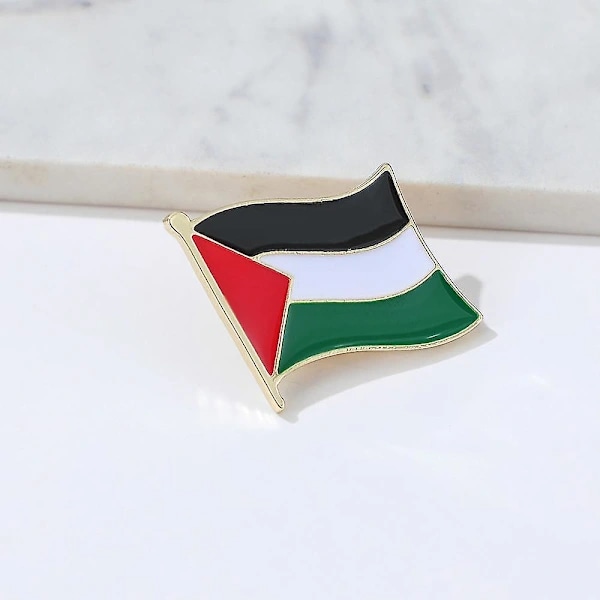 15 kpl Palestiinan lippu pinssi nappineula Palestiinan liput rintaneula neulat merkit Palestiinan kansallispäivän koristeet -gt (FMY)[CH]