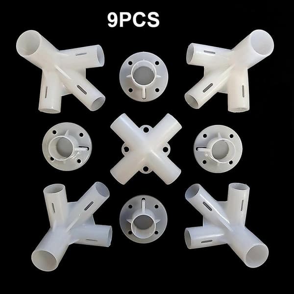 Reservedele til 3x3m Gazebo Markise Telt Fødder Hjørne Center Forbindelse 25/19mm 9pcs