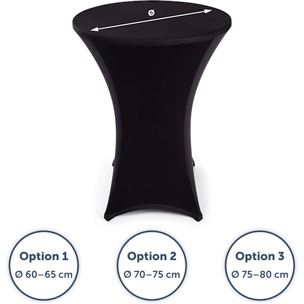 2-pack stretchöverdrag för ståbord - Eleganta ståbordsöverdrag [CH]