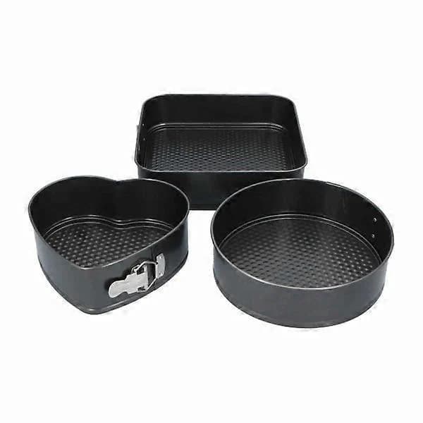 Bageforme Sæt med 3 Non-Stick Springforme[ZHE]
