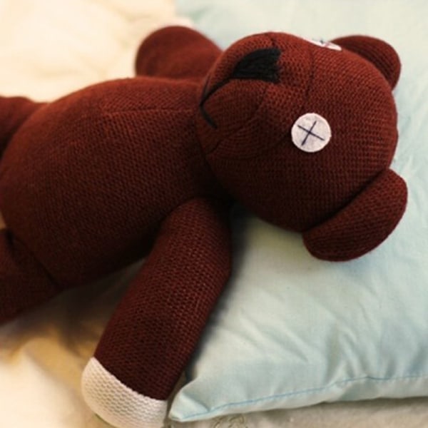 23 cm Mr Bean Nalle Eläin täytetty pehmolelu Pehmeä hahmo Tee 23cm