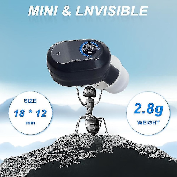 Digitale Oppladbare Høreapparater for Eldre med Tinnitus, Støyreduksjon - 3 Moduser og Volumer - XM3 -[ch]