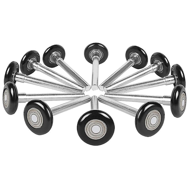 12 stk 2 tommer garageport Rulle Nylon garageport Hjul til garage spor udskiftning med forseglede 6