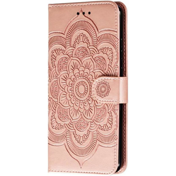 Lämplig för iPhone16e mobiltelefonfodral Apple 13promax flip läderfodral Mandala x fullständigt paket anti-fall skyddskåpa iPhone 13 Pro Max