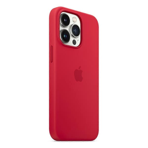 MagSafe-kompatibelt flytande silikonskal för iPhone 14 Pro[ZHE] Red size