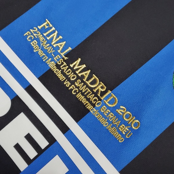 INTER MILAN 2010 CHAMPIONS LEAGUE FINAL Retro Fotballdrakt for Menn L