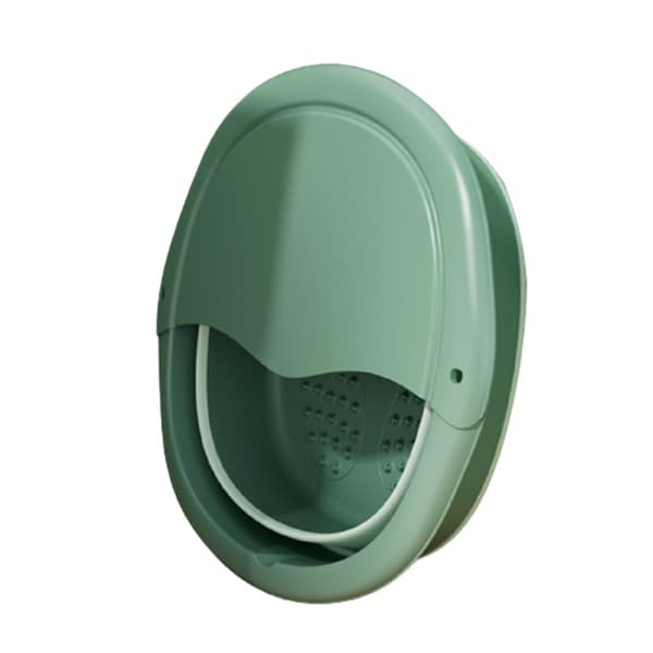 Sammenfoldelig fodspa med massagefunktion - Grøn[ZHE] With Cover Green