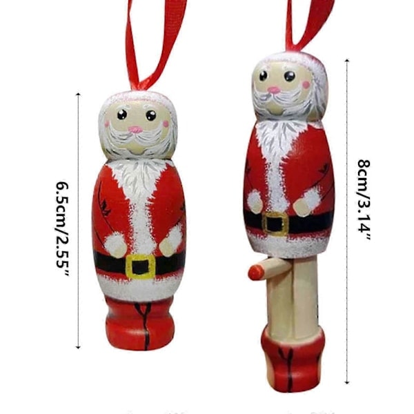 Sjove Julemandsophæng, Juletræspynt, Julekugler, Træjulemand, Perso...
