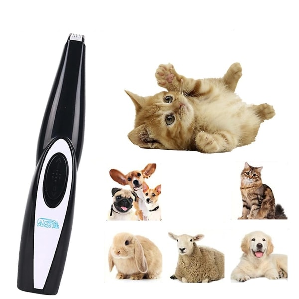 Elektrisk Pet Fot Hårtrimmer Hund Grooming Pedikyr Clipper