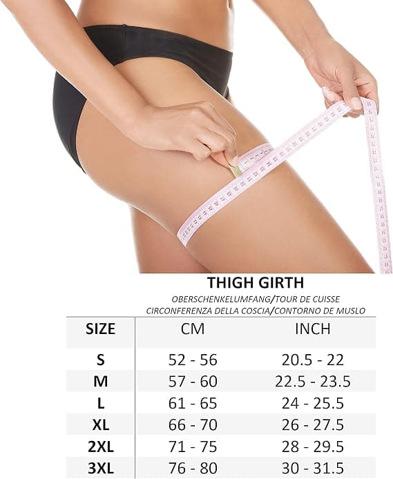 (L) Unisex anti-chafing elastic thigh bands stretch to prevent cha[ZHE]