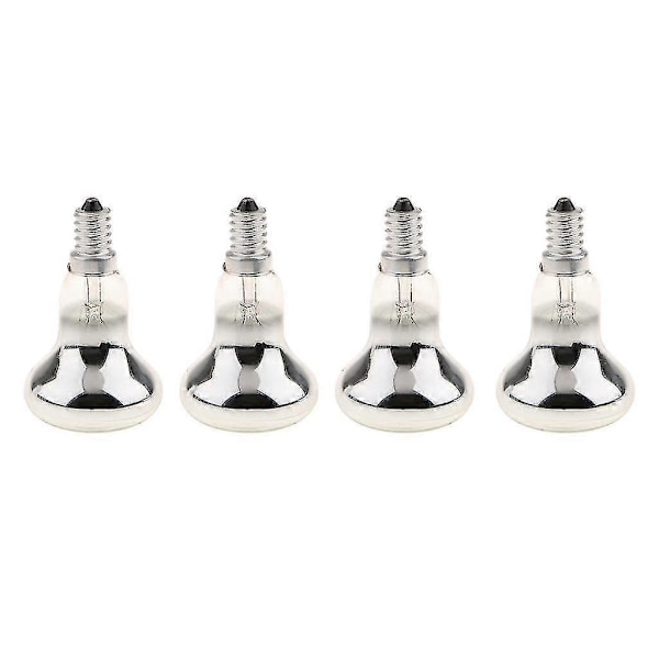 4-pack R50 SES E14 40W spotlightlampor för inomhus- och utomhusbelysning