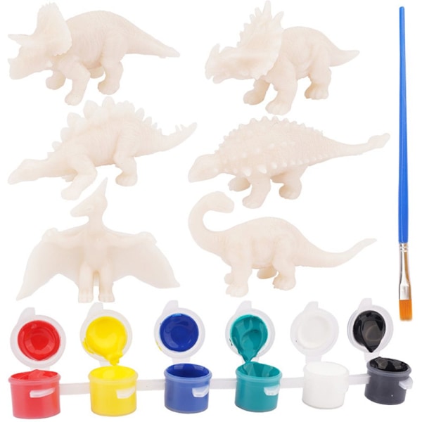 Rita Leksaker 3D Dinosaurukset Lelut Maalaa Dinosauruksia