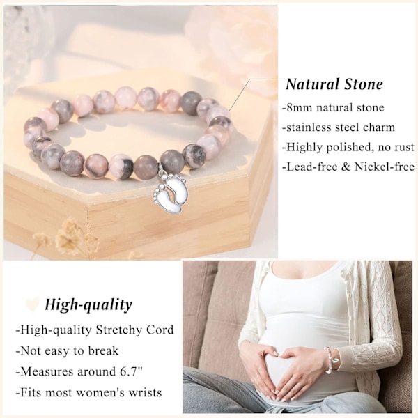 Presenter till blivande mammor, graviditetsönskearmband för babyshowers Parent
