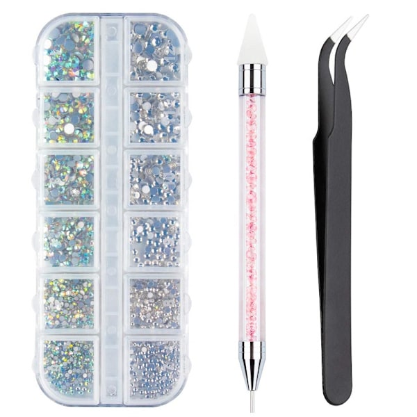 Krystaller Nail Art Rhinestones Dekorationer Negle Stene til Negle