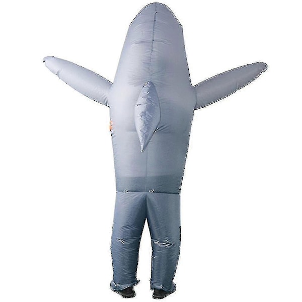 Uppblåsbar Kostym Blow Up Hajdräkt Spel Halloween Jumpsuit Cosplay Outfit Present För Vuxna