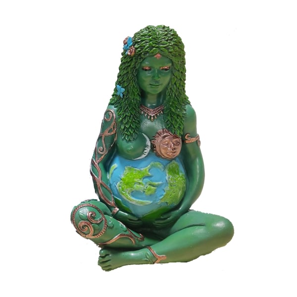 Gaia Staty, Moder Jords Gudinna Staty, Gaia Staty Resin Earth Victory Goddess Statue