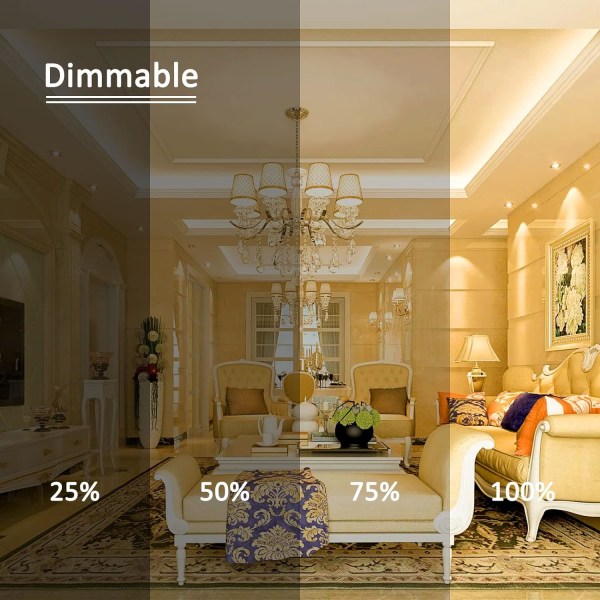 Dimbar G9 LED-lampa, 4W motsvarande 40W halogen, 480 LM, varmvit 3000K, standard G9-sockel, 360° rotationsvinkel, 6-pack