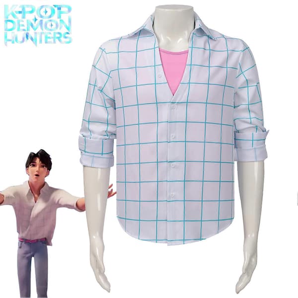Boy Demon Anime Complete Set Retro Style Polyester Shirt Outfit Jinu Jinu M