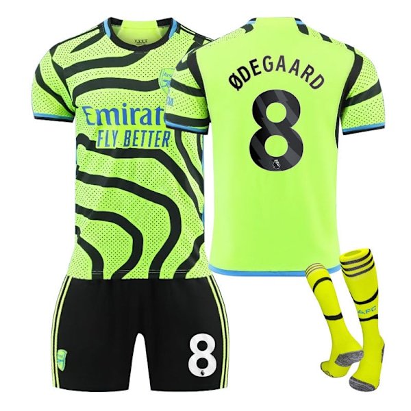 2023/24 Arsenalin vieraspaita #41 Rice jalkapallopaita QDEGAARD 8 QDEGAARD 8 18