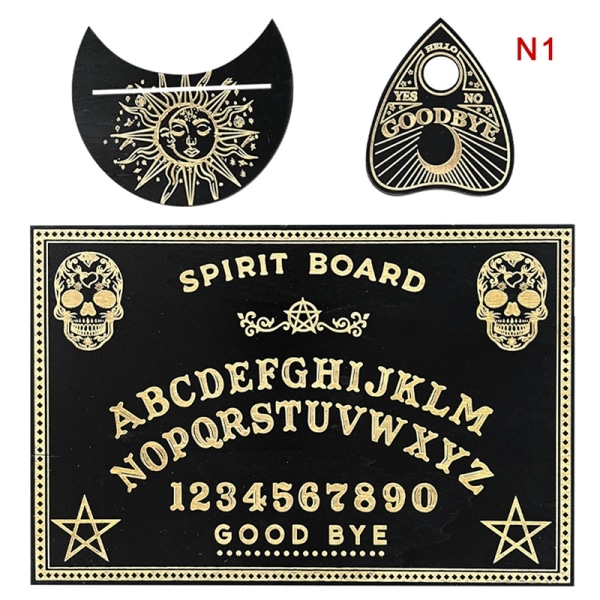 Puun kaiverrettu Ouija Boa - Perfet - ennustuspöytä 1