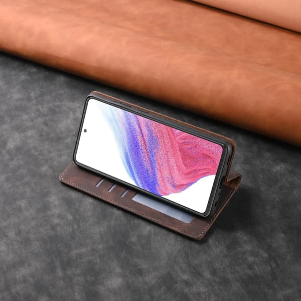 Läderplånboksfodral för Samsung Galaxy S24 S23 S22 S21 S20 FE[ZHE] For S22 Plus Blue
