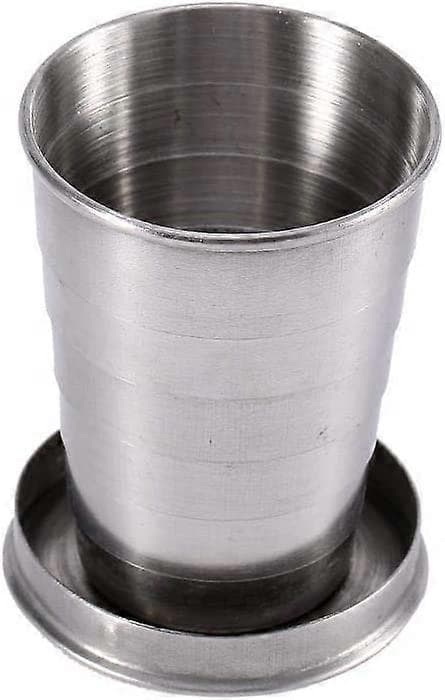Travel Folding Mug S/M/L Stainless Steel Cup Camping Keychain Design Retractable Telescopic Mug DSX