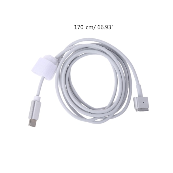 1,8M Type-C - Magsafe2 85W PD-kaapeli kannettavalle tietokoneelle L-muotoinen kärkikaapeli Type C - magneettinen latauskaapeli[CH]